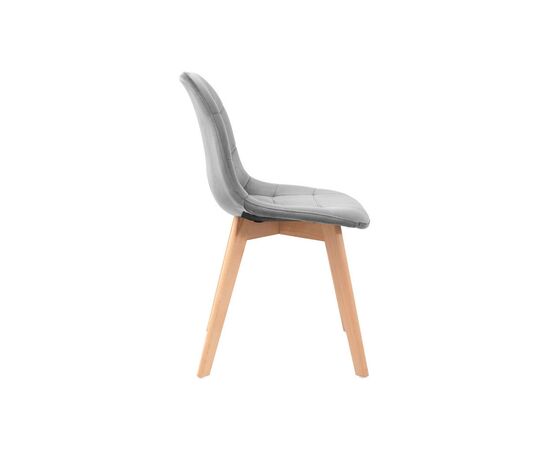 Кухонний стілець Richman Спліт Ніжки дерев'яні оббивка Сірий (ADD0002427), зображення 3 Кухонний стілець Richman Спліт Ніжки дерев'яні оббивка Сірий (ADD0002427), зображення 3