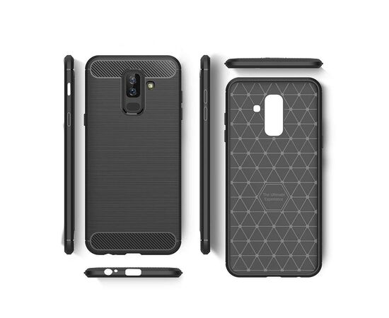 Чехол для моб. телефона Laudtec для Samsung A6 Plus 2018/A605 Carbon Fiber (Black) (LT-A605F), изображение 2 Чехол для моб. телефона Laudtec для Samsung A6 Plus 2018/A605 Carbon Fiber (Black) (LT-A605F), изображение 2