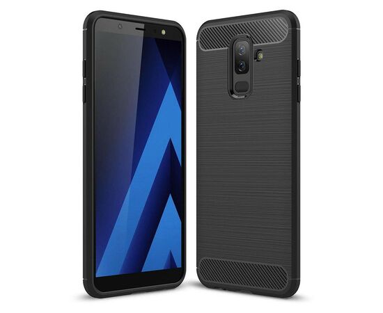 Чехол для моб. телефона Laudtec для Samsung A6 Plus 2018/A605 Carbon Fiber (Black) (LT-A605F)