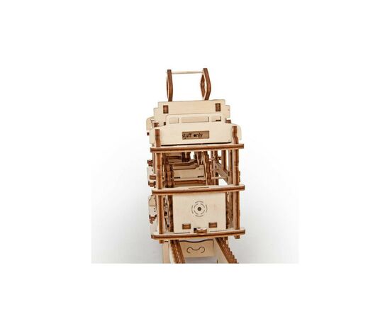 Конструктор Ugears механический Трамвай с рельсами (70008), изображение 4 Конструктор Ugears механический Трамвай с рельсами (70008), изображение 4