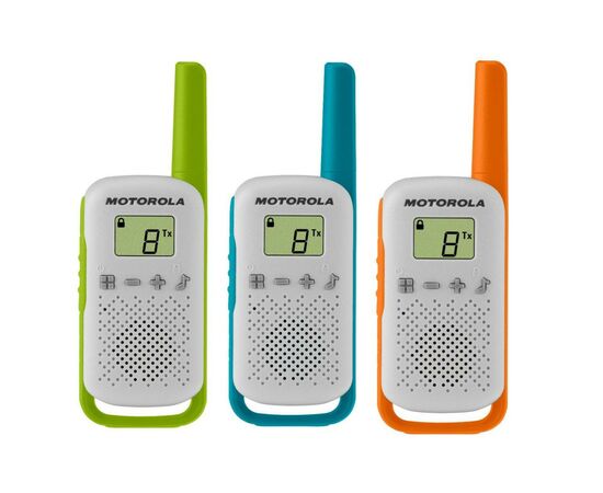 Портативная рация Motorola TALKABOUT T42 Triple Pack (B4P00811MDKMAW), изображение 2 Портативная рация Motorola TALKABOUT T42 Triple Pack (B4P00811MDKMAW), изображение 2