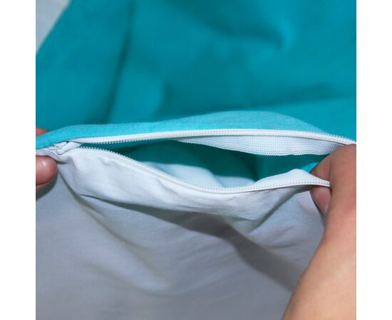 Постільна білизна MirSon Ranforce Elite White-mint (11-2107 + 11-2208) 2х160х220 (2200004735016), зображення 5 Постільна білизна MirSon Ranforce Elite White-mint (11-2107 + 11-2208) 2х160х220 (2200004735016), зображення 5