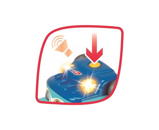 Спецтехніка Dickie Toys Вантажівка АВС "Тедді" зі звук. та світл. ефектами, з причепом та машинкою, 60 см (4119002), зображення 11 Спецтехніка Dickie Toys Вантажівка АВС "Тедді" зі звук. та світл. ефектами, з причепом та машинкою, 60 см (4119002), зображення 11