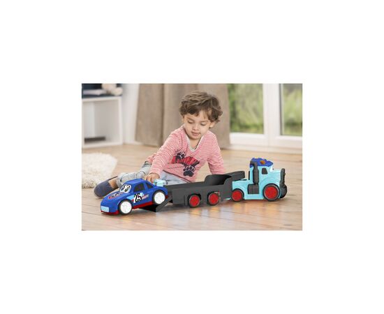 Спецтехніка Dickie Toys Вантажівка АВС "Тедді" зі звук. та світл. ефектами, з причепом та машинкою, 60 см (4119002), зображення 12 Спецтехніка Dickie Toys Вантажівка АВС "Тедді" зі звук. та світл. ефектами, з причепом та машинкою, 60 см (4119002), зображення 12