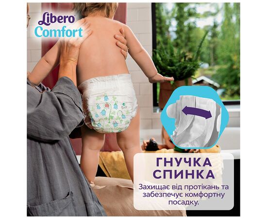 Подгузник Libero Comfort Размер 4 (7-11 кг) 80 шт (7322541756820), изображение 6 Подгузник Libero Comfort Размер 4 (7-11 кг) 80 шт (7322541756820), изображение 6
