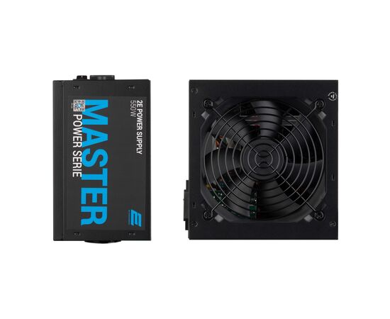 Блок питания 2E MASTER POWER (550W), >80, 80+ White, 120mm, 1xMB 24pin(20+4), 1xCPU 8pin(4+4), 3xMolex, 5xSATA, (2E-MP550-120APFC), изображение 2 Блок питания 2E MASTER POWER (550W), >80, 80+ White, 120mm, 1xMB 24pin(20+4), 1xCPU 8pin(4+4), 3xMolex, 5xSATA, (2E-MP550-120APFC), изображение 2