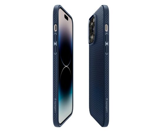 Чехол для моб. телефона Spigen Apple Iphone 14 Pro Max Liquid Air, Navy Blue (ACS04814), изображение 8 Чехол для моб. телефона Spigen Apple Iphone 14 Pro Max Liquid Air, Navy Blue (ACS04814), изображение 8