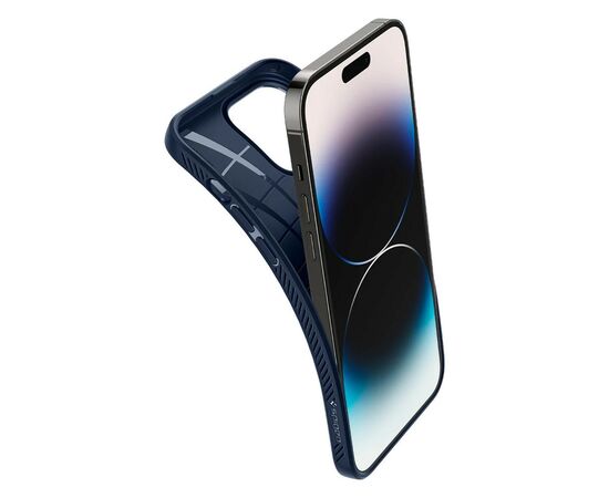 Чехол для моб. телефона Spigen Apple Iphone 14 Pro Max Liquid Air, Navy Blue (ACS04814), изображение 9 Чехол для моб. телефона Spigen Apple Iphone 14 Pro Max Liquid Air, Navy Blue (ACS04814), изображение 9