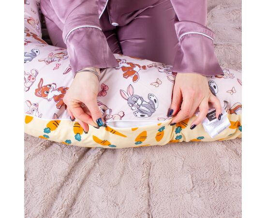 Подушка MirSon для беременных и кормления №8323 Print Line 17-0530 Bambi Бязь 30х170х20 см (2200006200482), изображение 3 Подушка MirSon для беременных и кормления №8323 Print Line 17-0530 Bambi Бязь 30х170х20 см (2200006200482), изображение 3