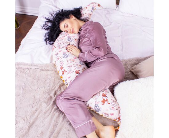 Подушка MirSon для беременных и кормления №8323 Print Line 17-0530 Bambi Бязь 30х170х20 см (2200006200482), изображение 5 Подушка MirSon для беременных и кормления №8323 Print Line 17-0530 Bambi Бязь 30х170х20 см (2200006200482), изображение 5