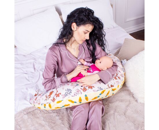 Подушка MirSon для беременных и кормления №8323 Print Line 17-0530 Bambi Бязь 30х170х20 см (2200006200482), изображение 7 Подушка MirSon для беременных и кормления №8323 Print Line 17-0530 Bambi Бязь 30х170х20 см (2200006200482), изображение 7