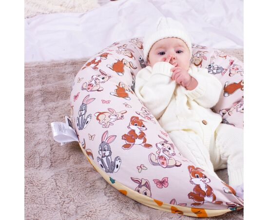 Подушка MirSon для беременных и кормления №8323 Print Line 17-0530 Bambi Бязь 30х170х20 см (2200006200482), изображение 9 Подушка MirSon для беременных и кормления №8323 Print Line 17-0530 Bambi Бязь 30х170х20 см (2200006200482), изображение 9