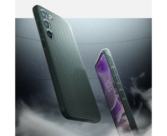 Чехол для моб. телефона Spigen Samsung Galaxy S23 Liquid Air, Abyss Green (ACS05713), изображение 7 Чехол для моб. телефона Spigen Samsung Galaxy S23 Liquid Air, Abyss Green (ACS05713), изображение 7