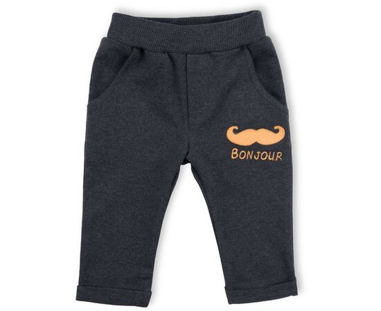 Набор детской одежды Breeze с аппликацией усов (10434-86B-yellow), изображение 3 Набор детской одежды Breeze с аппликацией усов (10434-86B-yellow), изображение 3