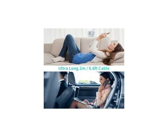 Дата кабель USB-C to Lightning 2.0m MFI Choetech (IP0041-BK), изображение 10 Дата кабель USB-C to Lightning 2.0m MFI Choetech (IP0041-BK), изображение 10