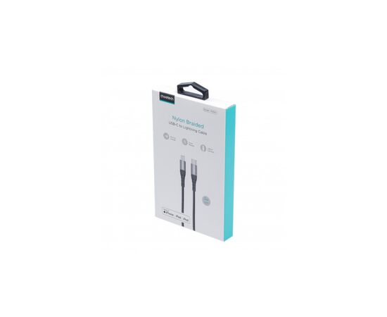 Дата кабель USB-C to Lightning 2.0m MFI Choetech (IP0041-BK), изображение 11 Дата кабель USB-C to Lightning 2.0m MFI Choetech (IP0041-BK), изображение 11