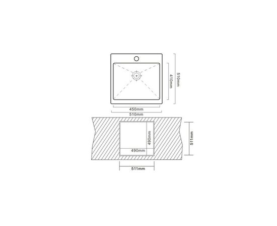 Мойка кухонная Interline GRAND Grafit, изображение 12