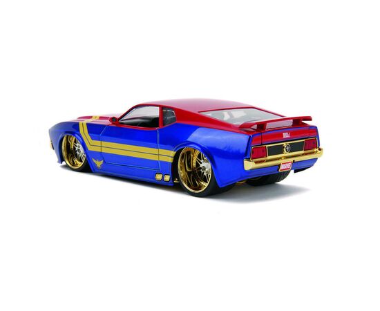 Машина Jada металева Марвел Форд Мустанг Мах 1973 з фігуркою Капітан Марвел 1:24 (253225009), зображення 4 Машина Jada металева Марвел Форд Мустанг Мах 1973 з фігуркою Капітан Марвел 1:24 (253225009), зображення 4