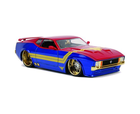 Машина Jada металева Марвел Форд Мустанг Мах 1973 з фігуркою Капітан Марвел 1:24 (253225009), зображення 6 Машина Jada металева Марвел Форд Мустанг Мах 1973 з фігуркою Капітан Марвел 1:24 (253225009), зображення 6