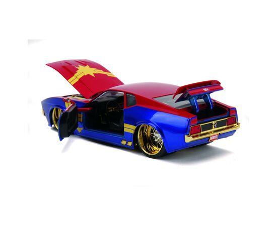 Машина Jada металева Марвел Форд Мустанг Мах 1973 з фігуркою Капітан Марвел 1:24 (253225009), зображення 8 Машина Jada металева Марвел Форд Мустанг Мах 1973 з фігуркою Капітан Марвел 1:24 (253225009), зображення 8