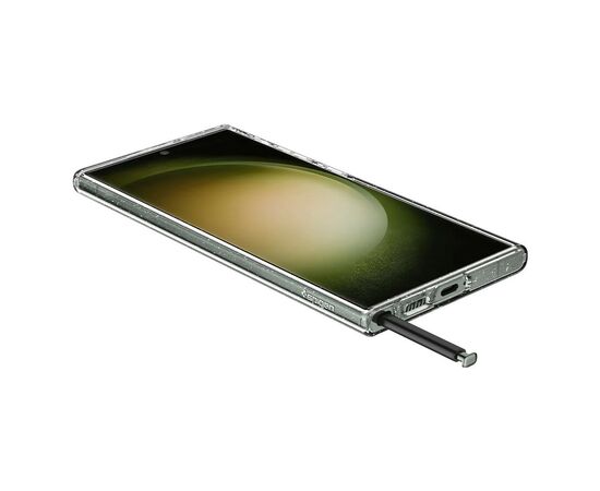 Чехол для мобильного телефона Spigen Samsung Galaxy S23 Ultra Liquid Crystal Glitter, Crystal Quartz (ACS05612), изображение 3 Чехол для мобильного телефона Spigen Samsung Galaxy S23 Ultra Liquid Crystal Glitter, Crystal Quartz (ACS05612), изображение 3