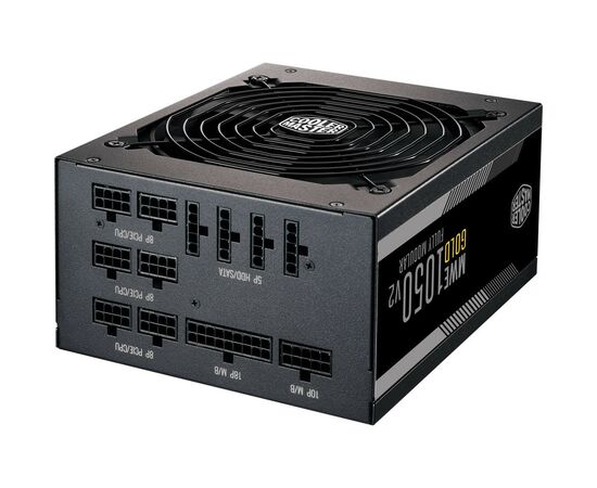 Блок питания CoolerMaster 1050W MWE Gold 1050 - V2 (MPE-A501-AFCAG-3EU), изображение 4 Блок питания CoolerMaster 1050W MWE Gold 1050 - V2 (MPE-A501-AFCAG-3EU), изображение 4