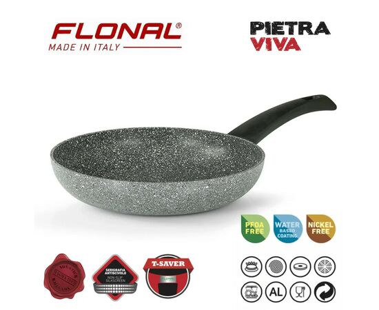 Сковорода Flonal Pietra Viva 24 см (PV8PS2470), изображение 6 Сковорода Flonal Pietra Viva 24 см (PV8PS2470), изображение 6