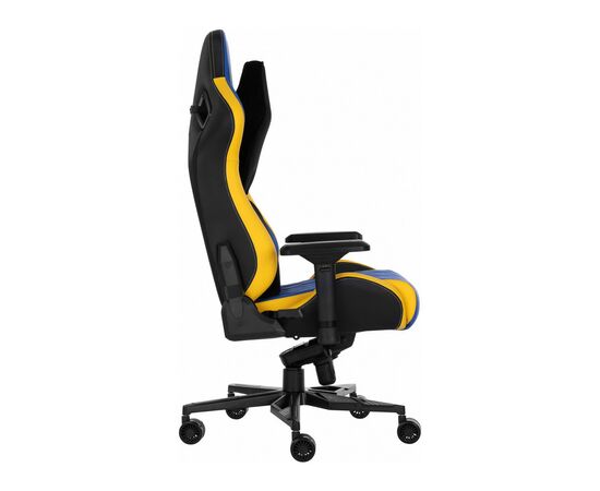 Кресло игровое GT Racer X-0724 Blue/Yellow, изображение 4 Кресло игровое GT Racer X-0724 Blue/Yellow, изображение 4