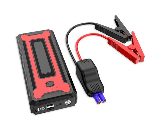 Пуско зарядное устройство Choetech 16000mAh Car Jump Starter, USB-C/UAB-A/QC18W, Flashlight (TC0009), изображение 3 Пуско зарядное устройство Choetech 16000mAh Car Jump Starter, USB-C/UAB-A/QC18W, Flashlight (TC0009), изображение 3