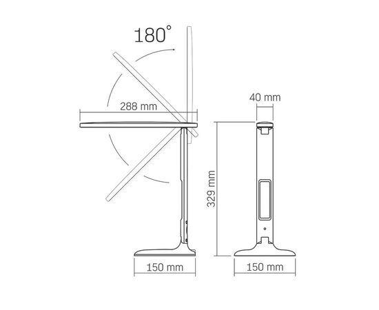 Настольная лампа Videx VL-TF05W 7W 3000-5500K 220V (24714), изображение 10 Настольная лампа Videx VL-TF05W 7W 3000-5500K 220V (24714), изображение 10