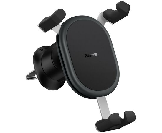 Универсальный автодержатель Baseus 4.7-6.7" Gravity Drive (на решетку) black (SUWX000001), изображение 3 Универсальный автодержатель Baseus 4.7-6.7" Gravity Drive (на решетку) black (SUWX000001), изображение 3