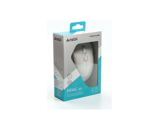 Мишка A4Tech FG16C Air Wireless White (FG16C Air White), зображення 11 Мишка A4Tech FG16C Air Wireless White (FG16C Air White), зображення 11