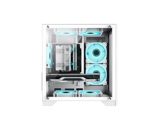 Корпус Gamemax Infinity Mini White, изображение 3 Корпус Gamemax Infinity Mini White, изображение 3
