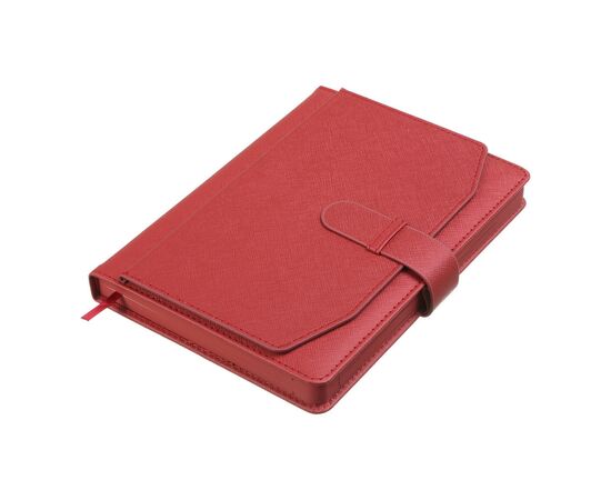 Еженедельник Buromax датированный 2024 CREDO, А5 красный (BM.2130-05), изображение 2 Еженедельник Buromax датированный 2024 CREDO, А5 красный (BM.2130-05), изображение 2