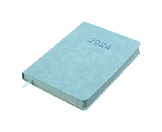 Еженедельник Buromax датированный 2024 DESEO, А5 голубой (BM.2143-14), изображение 2 Еженедельник Buromax датированный 2024 DESEO, А5 голубой (BM.2143-14), изображение 2