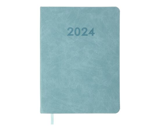 Тижневик Buromax датований 2024 DESEO, А5 блакитний (BM.2143-14)