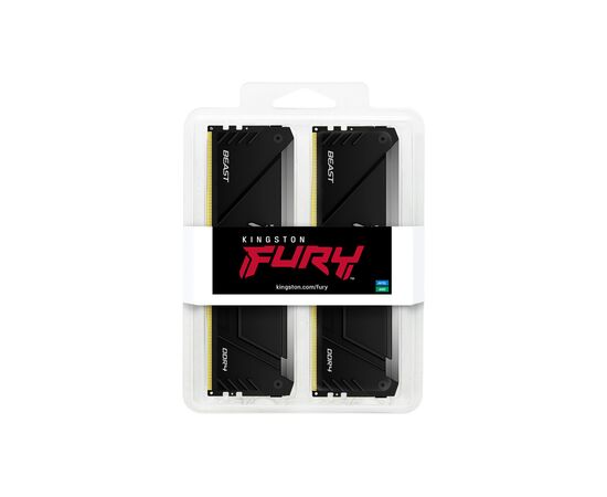 Модуль пам'яті для комп'ютера DDR4 16GB (2x8GB) 3733 MHz Beast RGB Kingston Fury (ex.HyperX) (KF437C19BB2AK2/16), зображення 7 Модуль пам'яті для комп'ютера DDR4 16GB (2x8GB) 3733 MHz Beast RGB Kingston Fury (ex.HyperX) (KF437C19BB2AK2/16), зображення 7