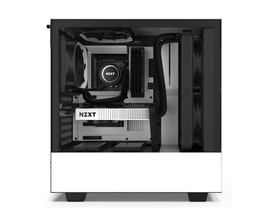 Корпус NZXT H510 White/Black (CA-H510B-W1), изображение 11 Корпус NZXT H510 White/Black (CA-H510B-W1), изображение 11