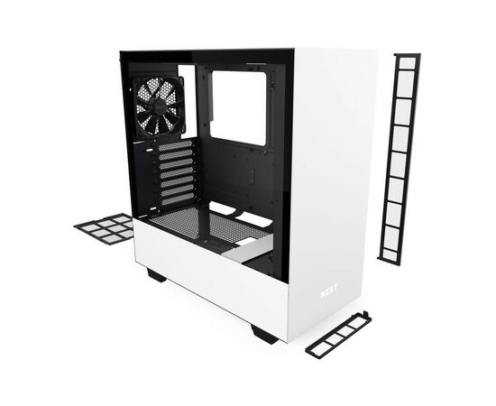 Корпус NZXT H510 White/Black (CA-H510B-W1), изображение 9 Корпус NZXT H510 White/Black (CA-H510B-W1), изображение 9