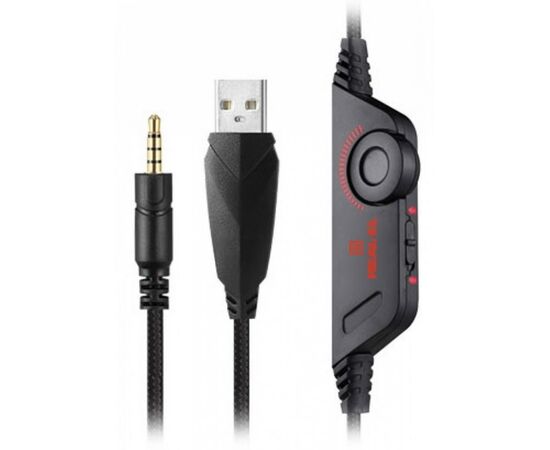 Наушники REAL-EL GDX-7650 Black-Red, изображение 9 Наушники REAL-EL GDX-7650 Black-Red, изображение 9