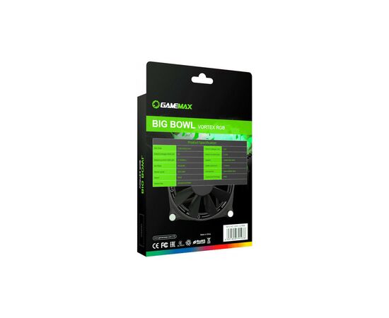 Кулер для корпуса Gamemax GMX-12-RBB, изображение 9 Кулер для корпуса Gamemax GMX-12-RBB, изображение 9