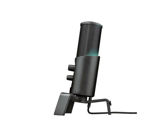 Мікрофон Trust GXT 258 Fyru USB 4-in-1 Streaming Microphone Black (23465), зображення 3 Мікрофон Trust GXT 258 Fyru USB 4-in-1 Streaming Microphone Black (23465), зображення 3