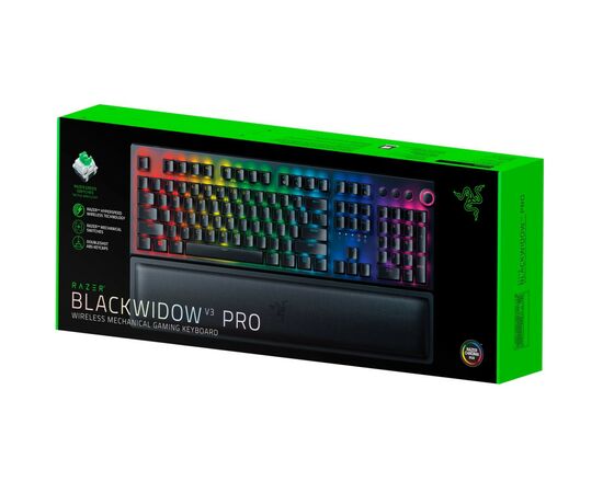 Клавиатура Razer BlackWidow V3 PRO Razer Green Wireless (RZ03-03530800-R3R1), изображение 10 Клавиатура Razer BlackWidow V3 PRO Razer Green Wireless (RZ03-03530800-R3R1), изображение 10