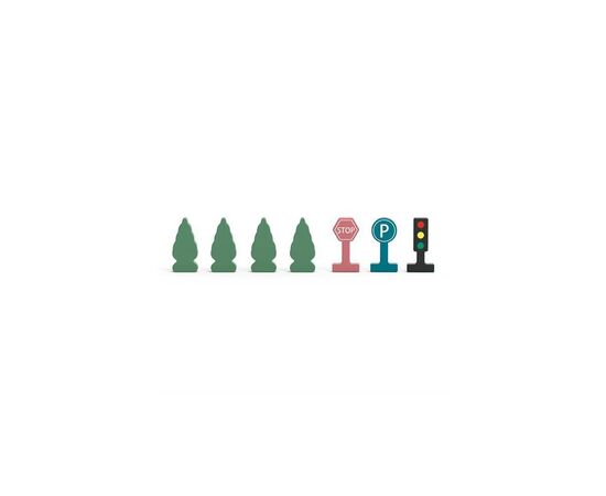 Игровой набор Viga Toys PolarB Город, 56 элементов (44040), изображение 7 Игровой набор Viga Toys PolarB Город, 56 элементов (44040), изображение 7