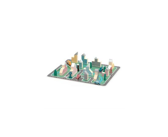 Игровой набор Viga Toys PolarB Город, 56 элементов (44040)