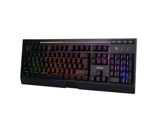 Клавіатура Ergo KB-612 USB Black (KB-612), зображення 4 Клавіатура Ergo KB-612 USB Black (KB-612), зображення 4