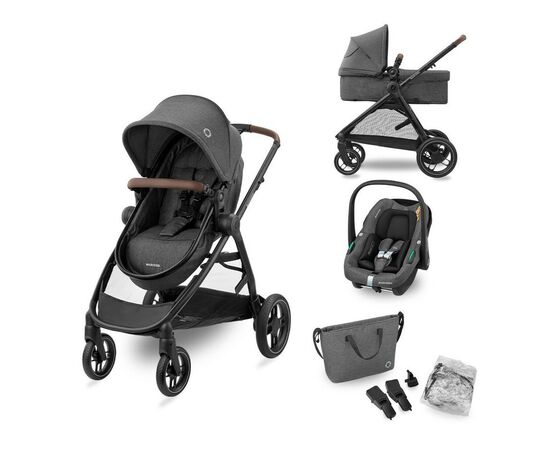 Коляска Maxi-Cosi 3 в 1 Zelia S Trio Dark Grey (1996551110)