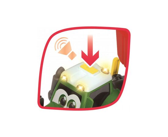 Спецтехніка Dickie Toys Трактор фермерський АВС "Фендт" з рухомими частинами, зі звук. та світл. ефект, 65 см (4119000), зображення 9 Спецтехніка Dickie Toys Трактор фермерський АВС "Фендт" з рухомими частинами, зі звук. та світл. ефект, 65 см (4119000), зображення 9