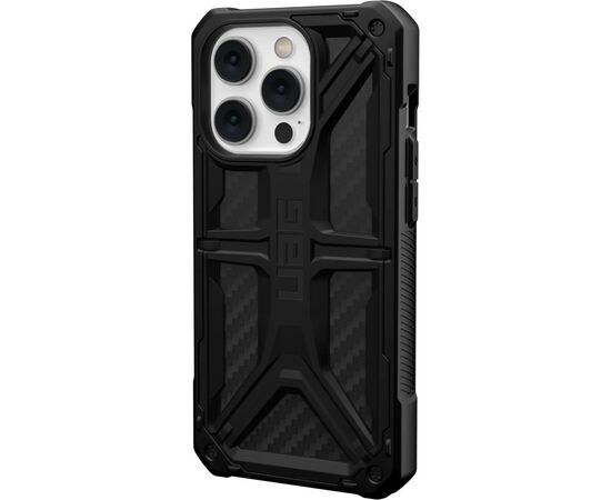 Чехол для моб. телефона Uag Apple iPhone 14 Pro Monarch, Carbon Fiber (114034114242), изображение 3 Чехол для моб. телефона Uag Apple iPhone 14 Pro Monarch, Carbon Fiber (114034114242), изображение 3