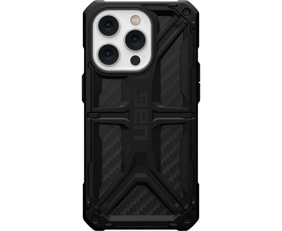 Чехол для моб. телефона Uag Apple iPhone 14 Pro Monarch, Carbon Fiber (114034114242)